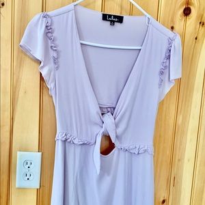 Lulus lilac mini dress